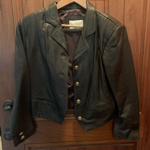 Gorgeous dressy buttery soft leather jacket.